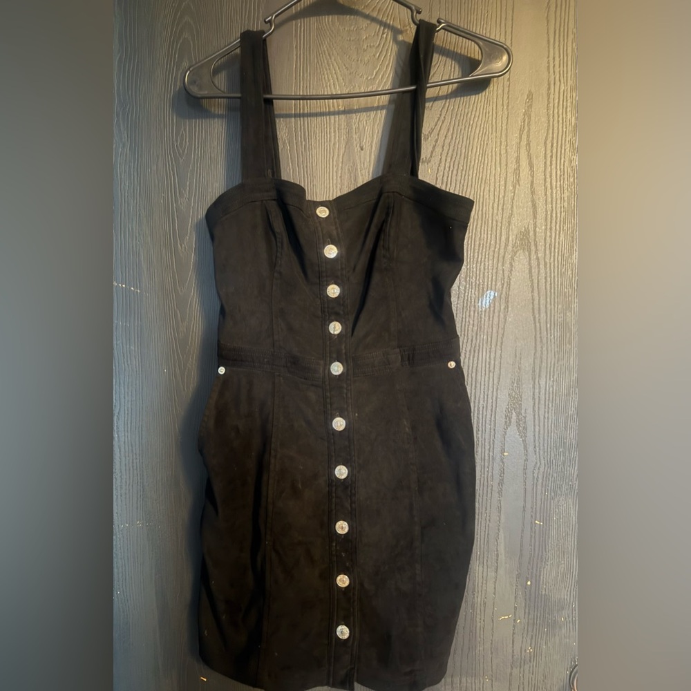 Black Button-Down Dress